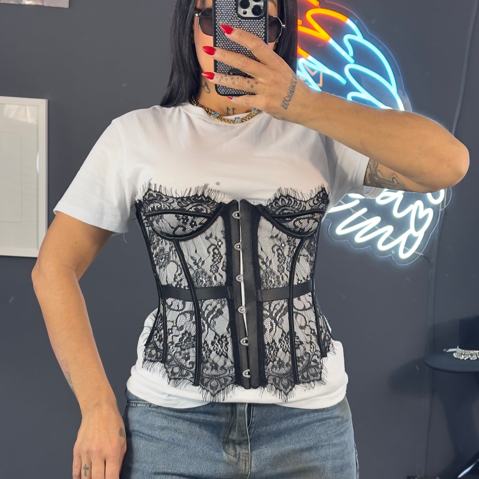 Corset encaje de locura