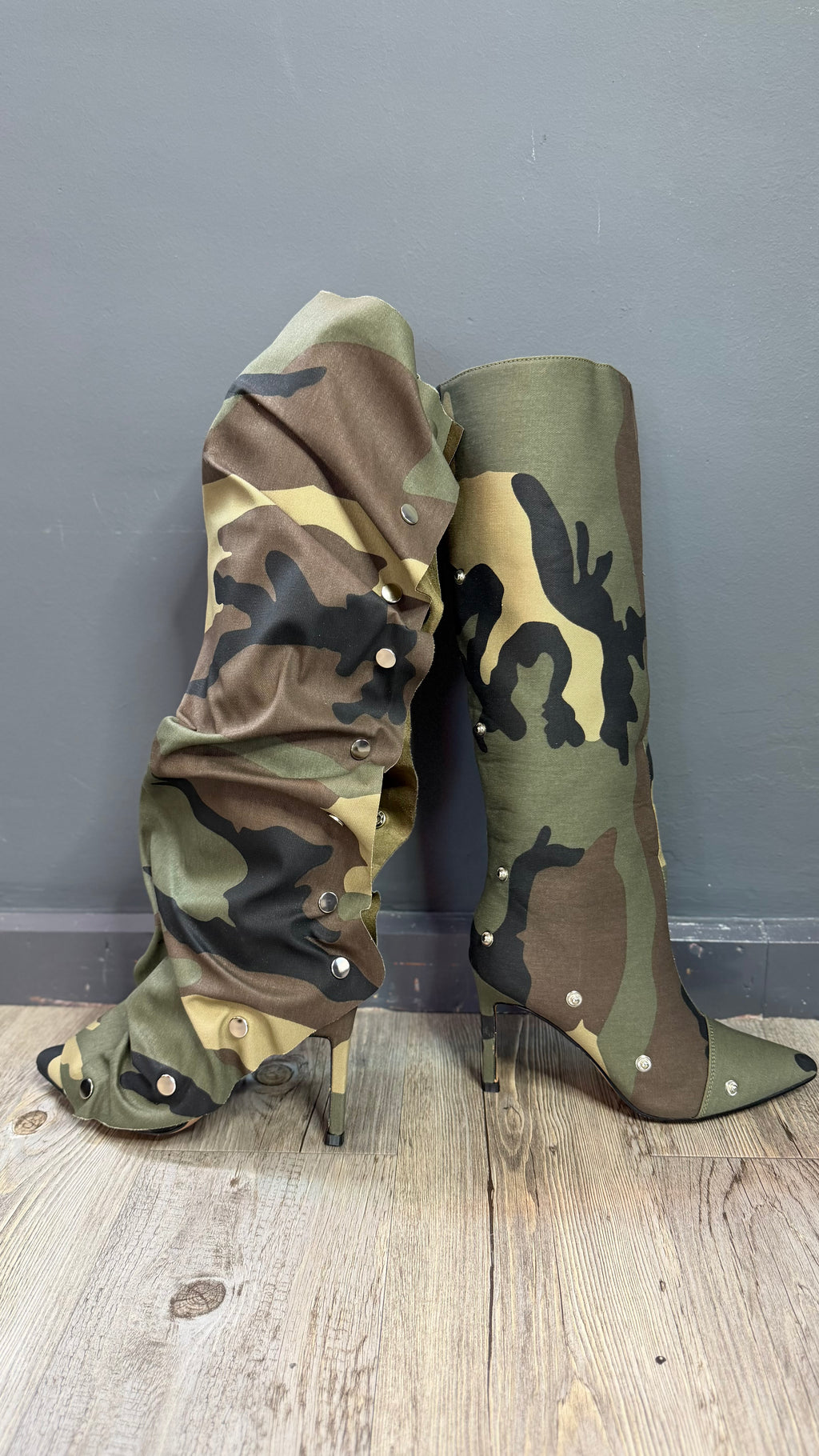 Botas segunda piel camuflaje DENIM