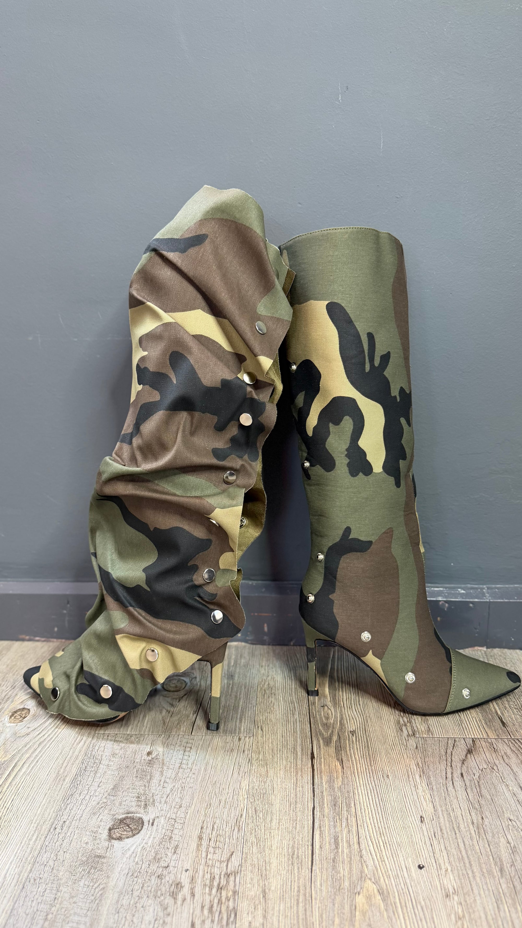 Botas segunda piel camuflaje DENIM