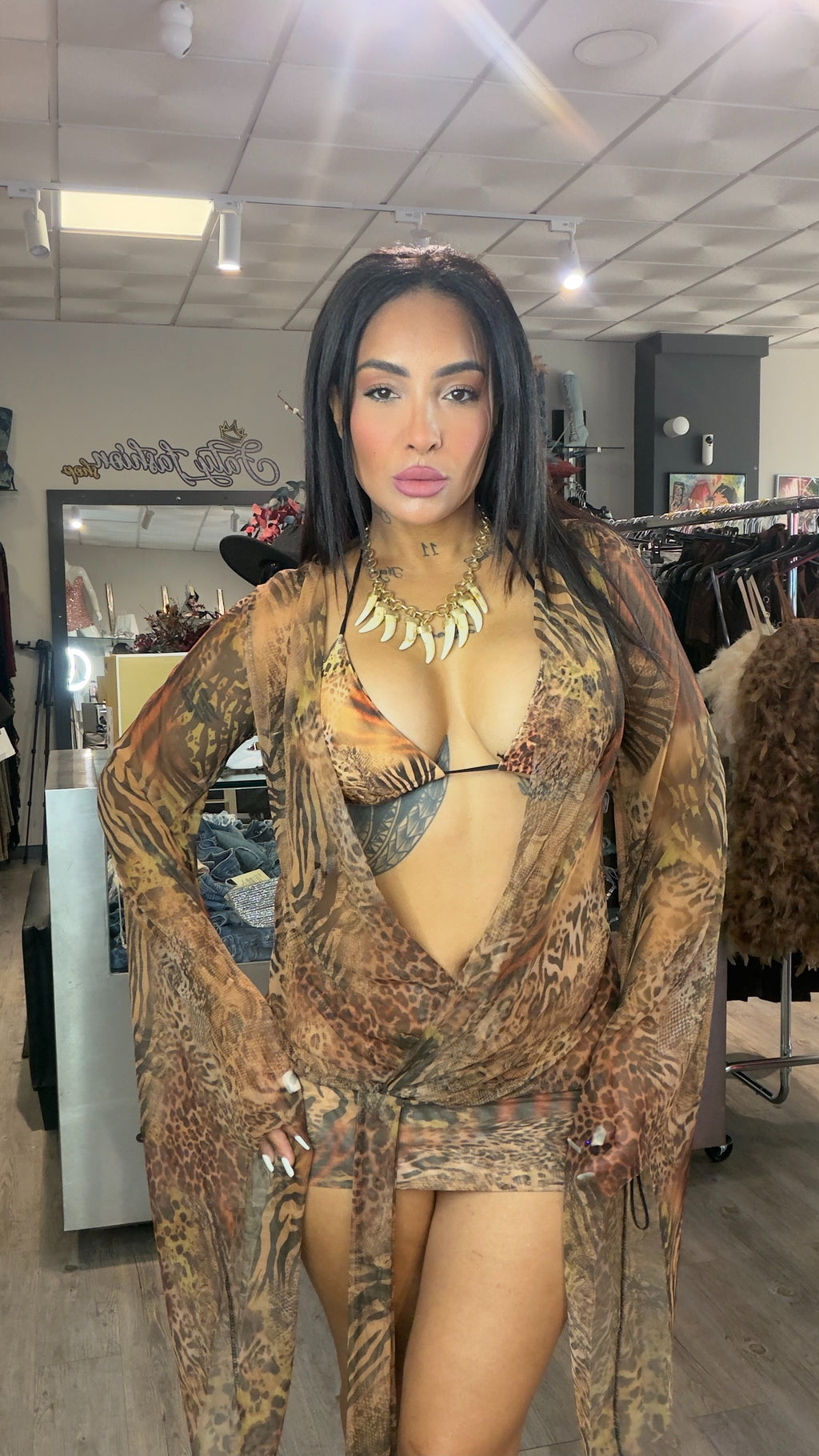 Bikini hopp 3 piezas vestido