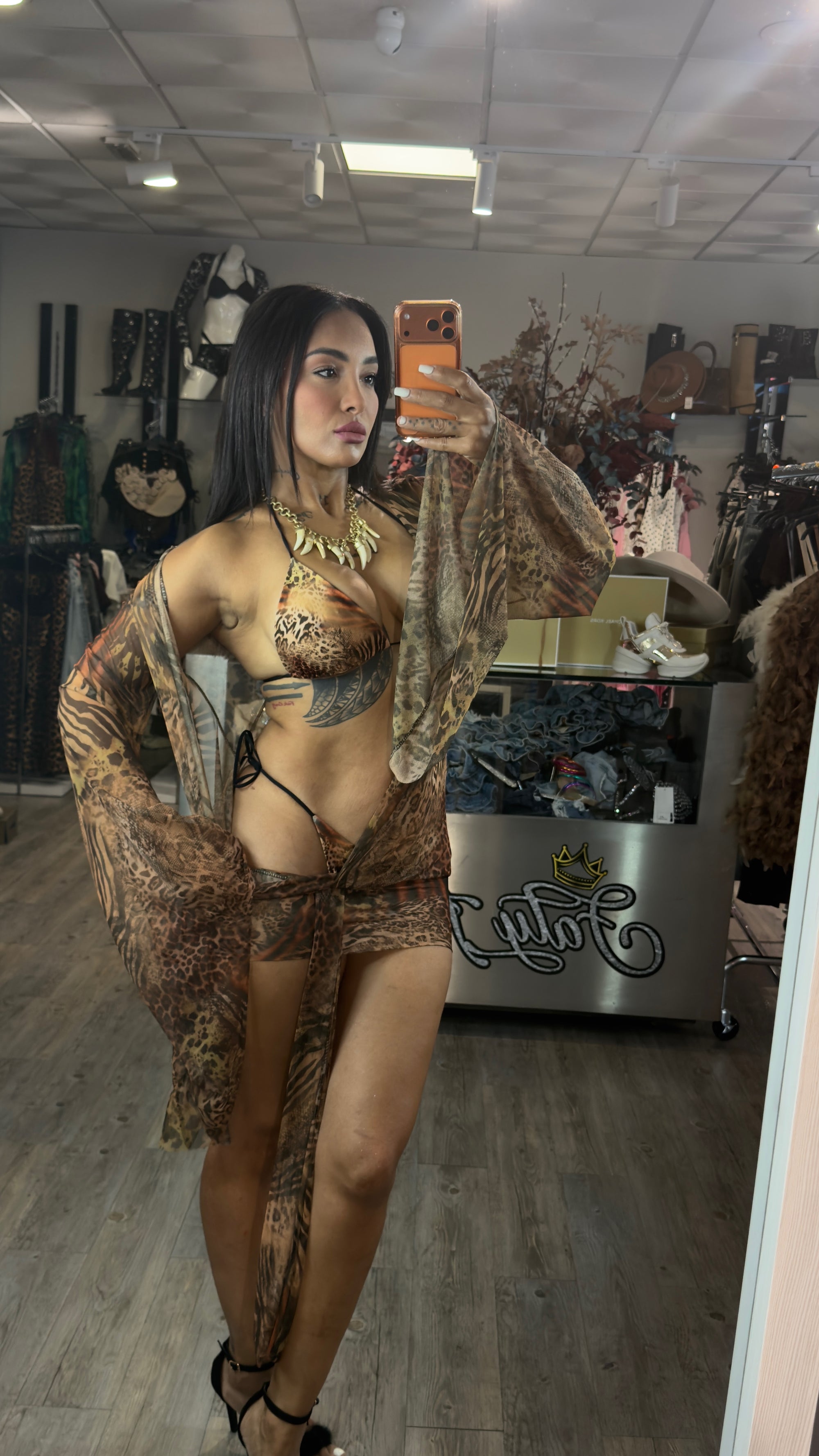 Bikini hopp 3 piezas vestido