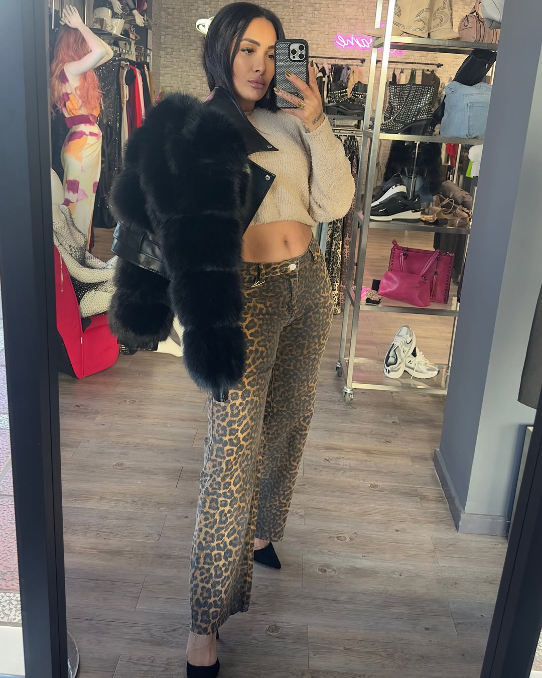 Jeans animal print
