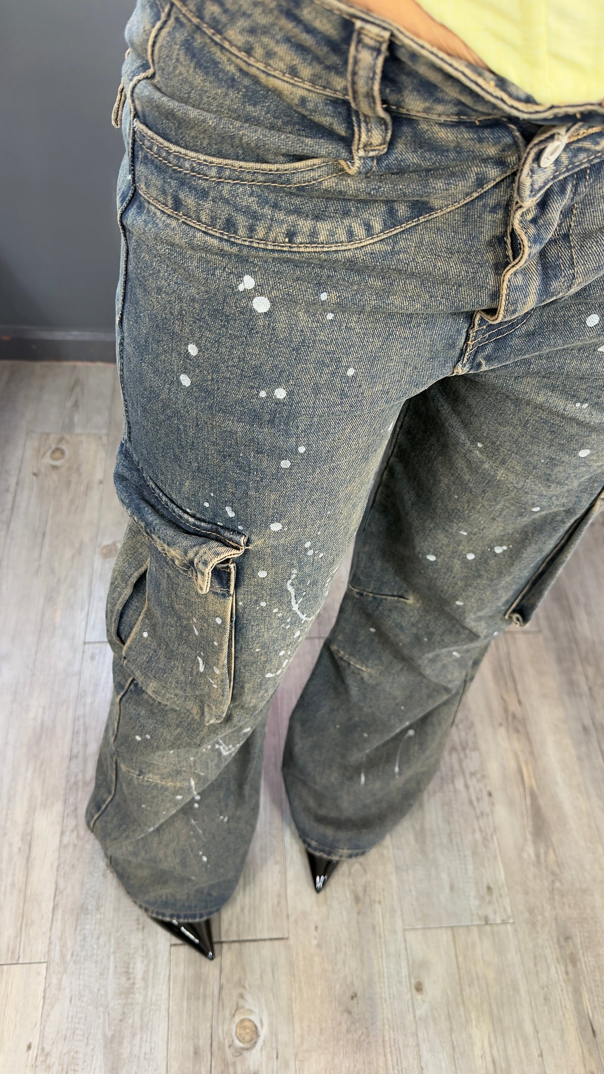Jeans manchas cargo