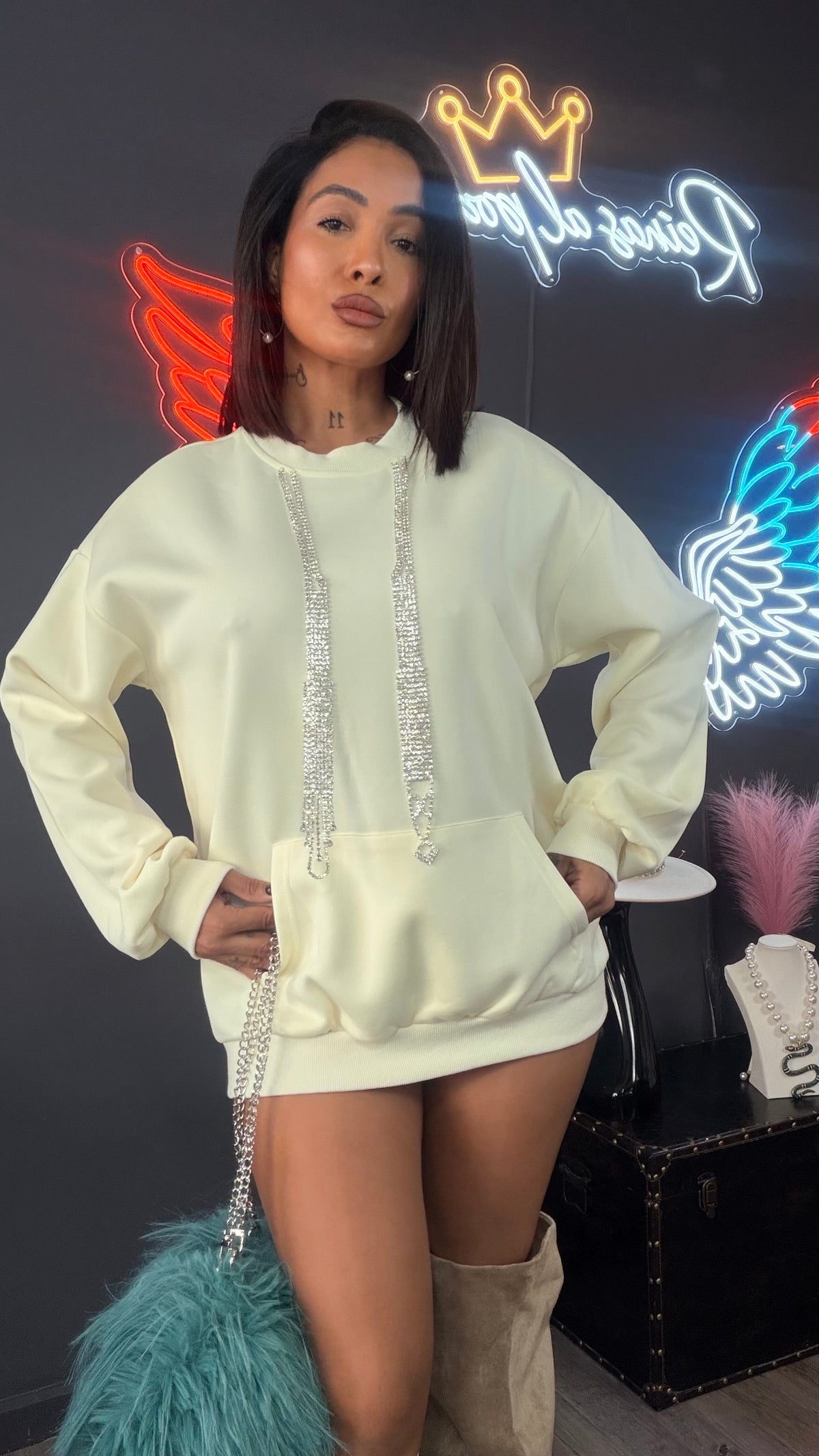Sudadera Diamante Luxury