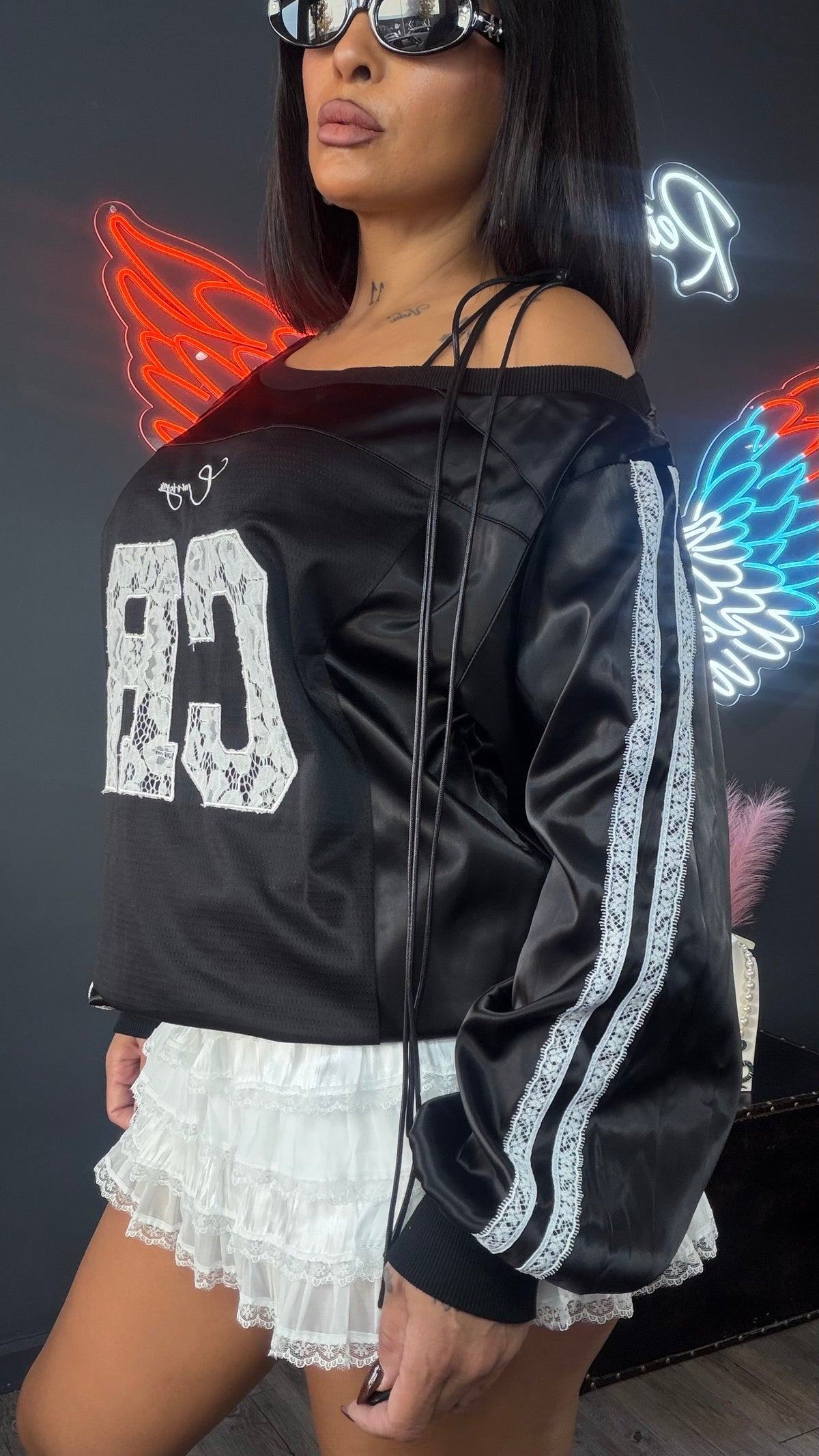Sudadera, asimétrica premium